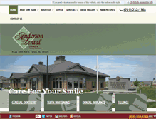 Tablet Screenshot of andersondentalfm.com
